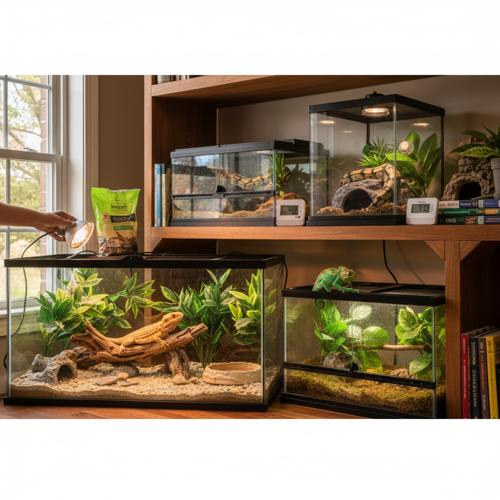 Lizard Setup Reptile Terrarium Setup Guide 2026 | Snake & Lizard Habitat Tips ...