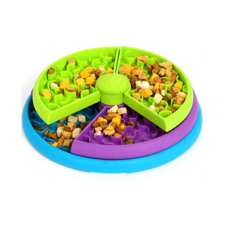 GetPawsy 3-in-1 Slow Feeder Bowl - Anti-Choking Puzzle Feeder for Cats and Small Dogs