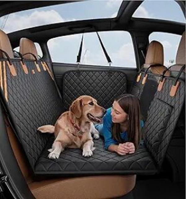 Waterproof Dog Car Seat Cover – Non-Slip Hammock for Back Seat