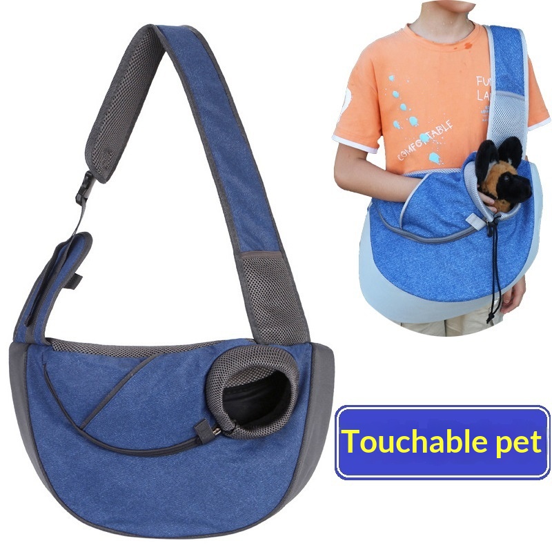 Single Shoulder Pet Carrier Bag – Travel Bag for Cats & Dogs