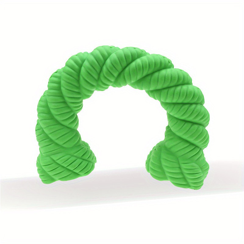 Durable Dog Chew Toy – Natural Rubber Horseshoe for Aggressive Chewers