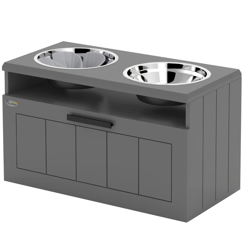 Elevated Dog Bowls – Raised Stand with Stainless Steel Bowls for Dogs