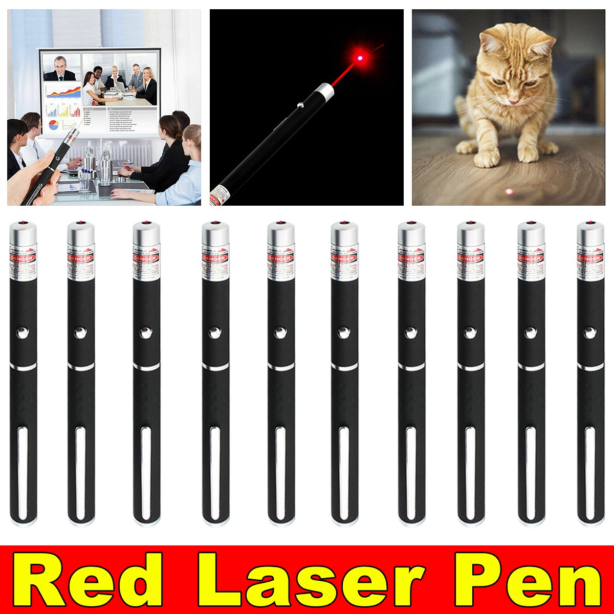 Automatic Cat Toy – Laser Pointer with LED Light for Cats