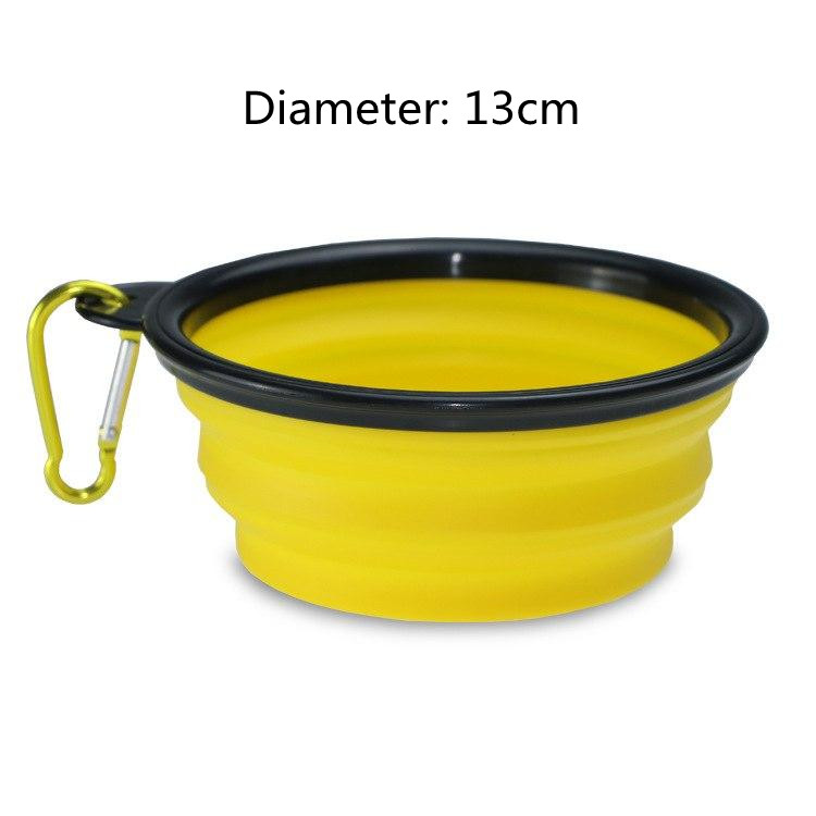 Foldable Silicone Pet Bowl – Portable Food & Water Bowl for Dogs
