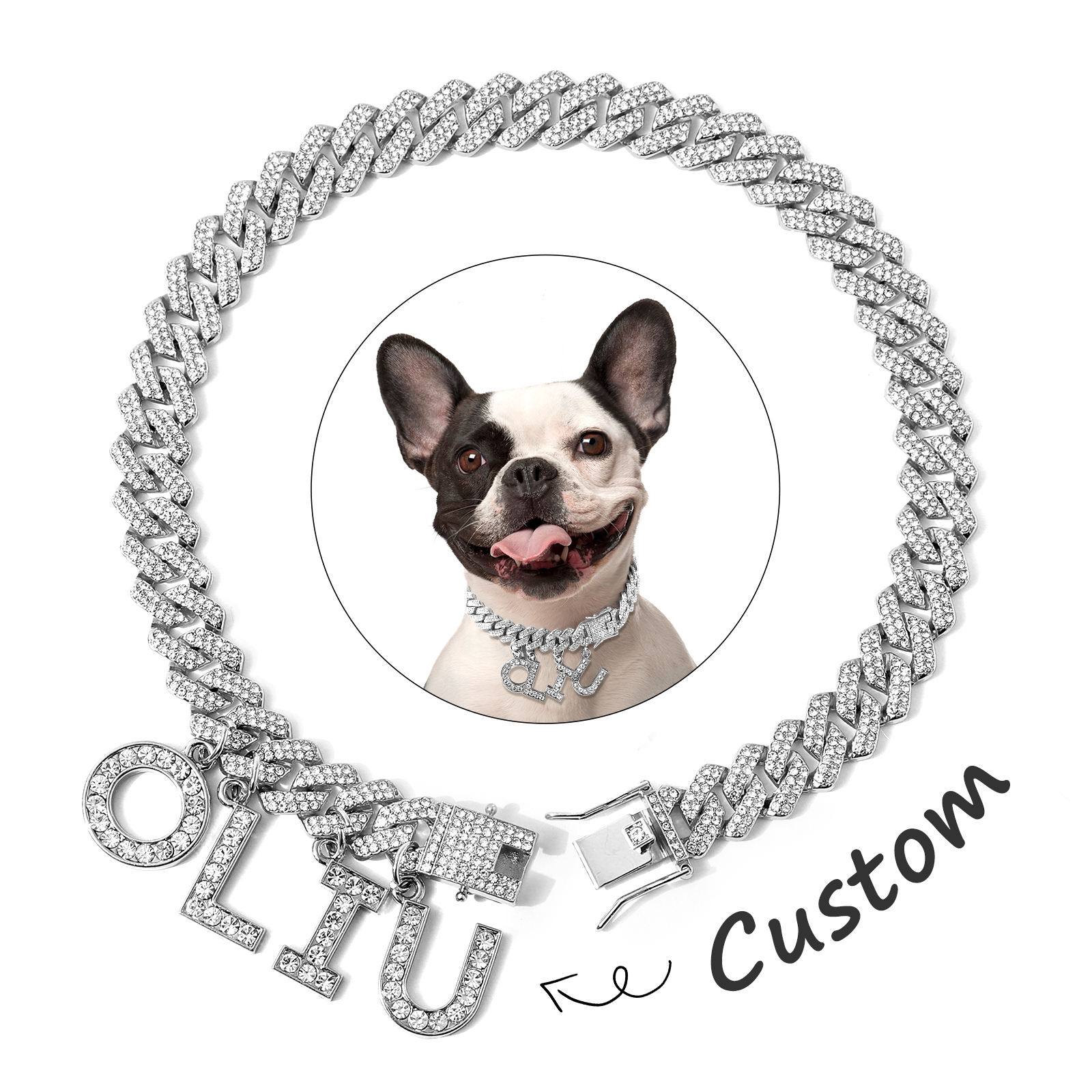 Luxury Dog Collar – Durable Alloy Hardware for Dogs