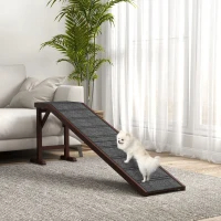 Dog Bed Ramp – Non-Slip Carpet Top Access Platform for Dogs