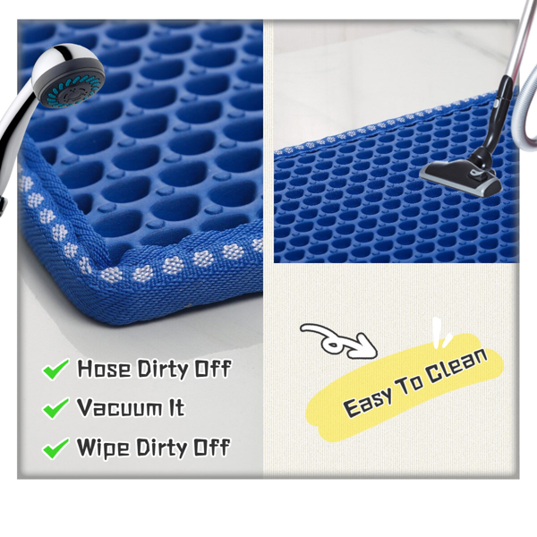 Cat Litter Mat – Double-Layer Rice Design for Easy Cleaning